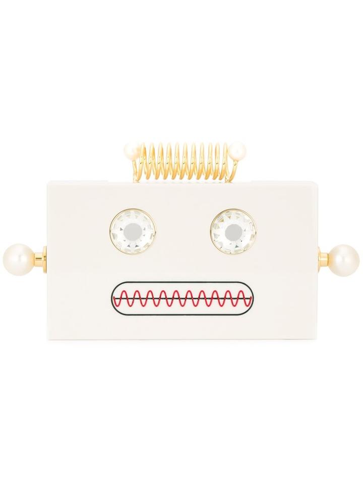 Charlotte Olympia 'roby' Clutch, Women's, White