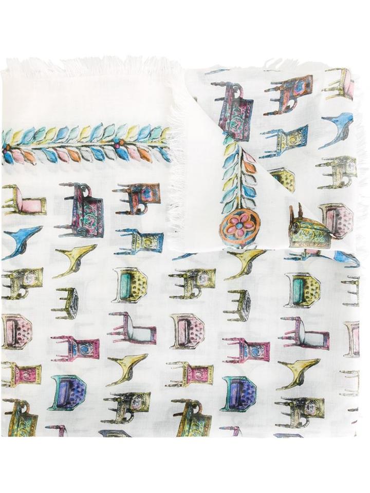 Versace Chairs Deco Scarf