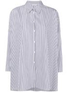 Sonia Rykiel Striped Oversized Shirt - White
