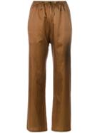 Humanoid Elasticated Waist Trousers - Brown