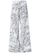 Isolda Linen Trousers - White