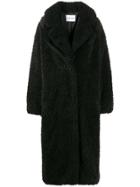 Stand Studio Shearling Coat - Black