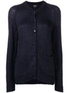 A.p.c. Button Knit Cardigan - Blue