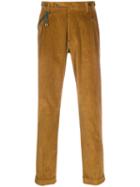 Berwich Cord-detail Corduroy Trousers - Brown