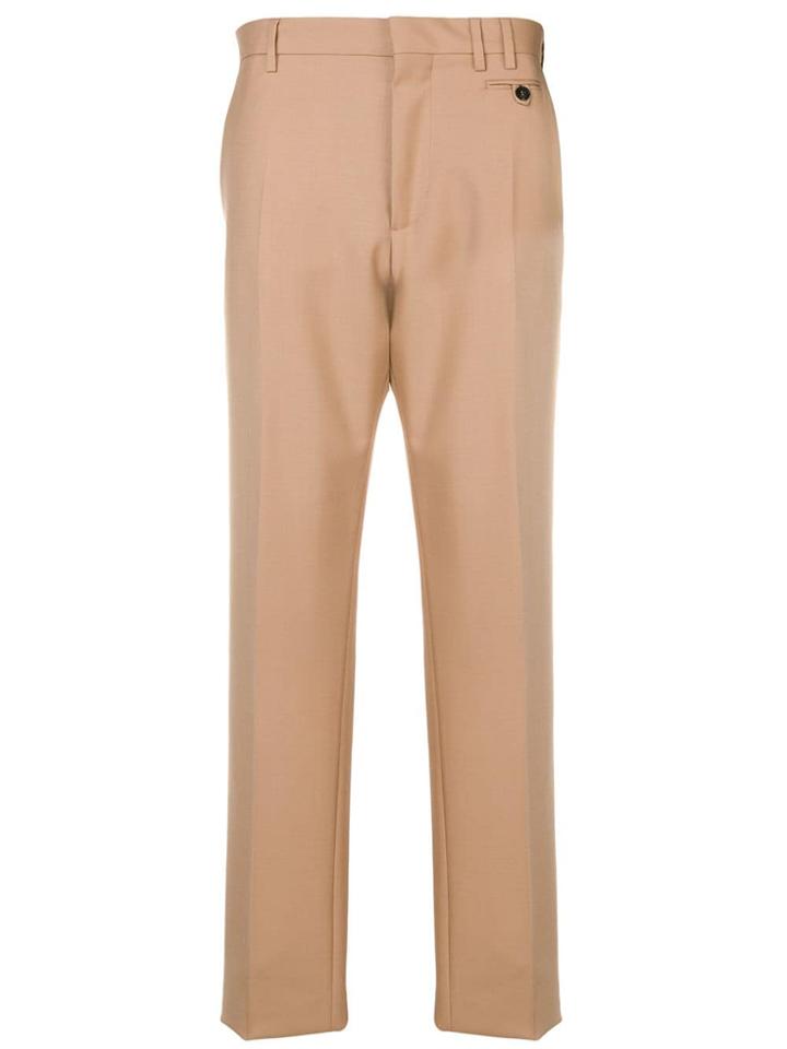 Vivienne Westwood Creased Straight Trousers - Brown