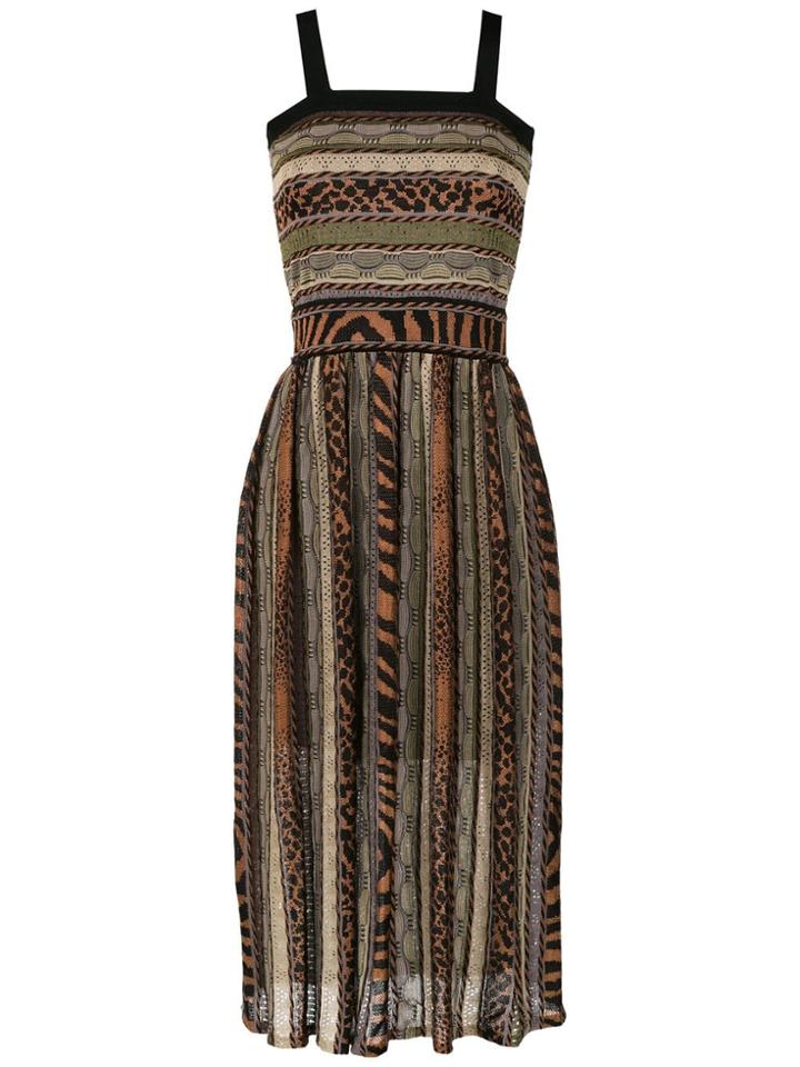 Cecilia Prado Goret Midi Dress - Brown