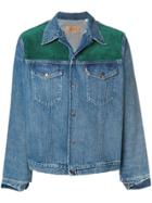 Levi's Vintage Clothing Corduroy Detailed Denim Jacket - Blue