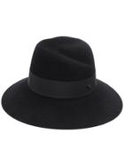 Maison Michel Wide Brimmed Hat - Black