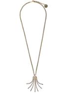 Lanvin Spiral Spread Necklace - Metallic