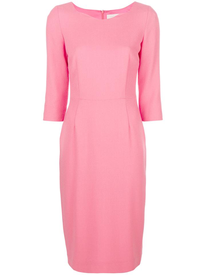 Goat Fitted Dress - Pink & Purple