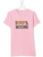 Moschino Kids Toy Bear T-shirt - Pink