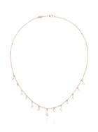 Suzanne Kalan Cascade Fireworks Dangling Diamond Necklace - Pink &