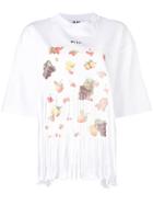 Msgm Fruit Print T-shirt - White