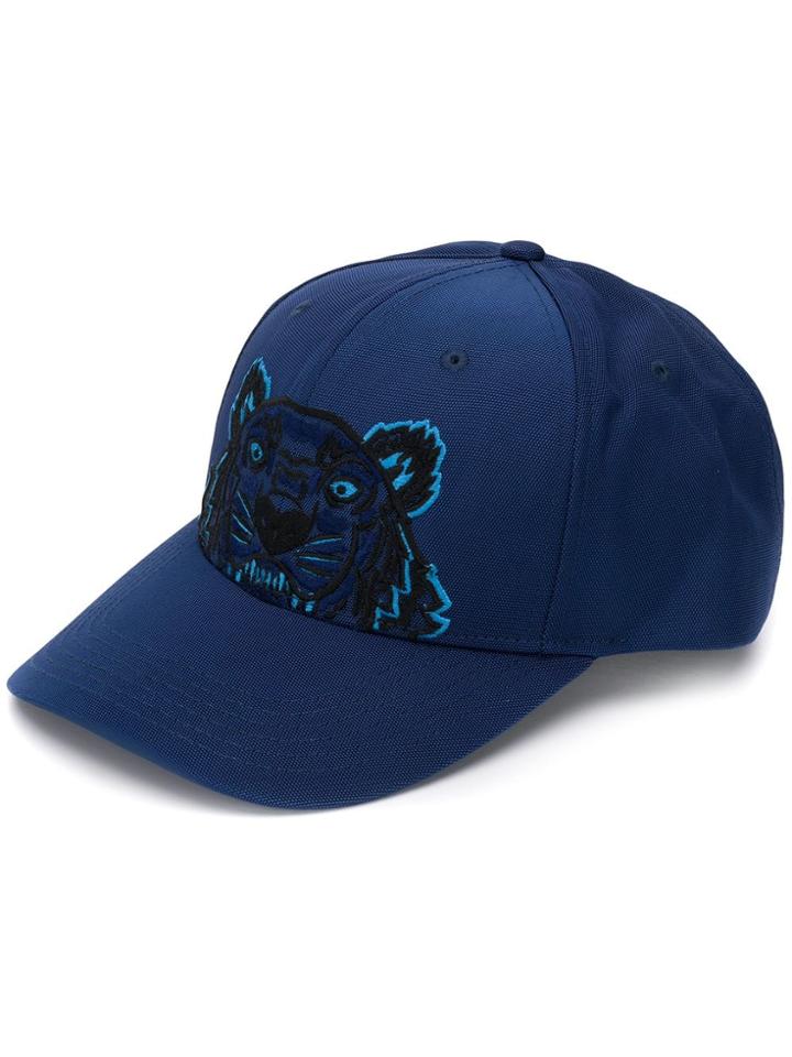 Kenzo Tiger Embroidered Baseball Cap - Blue
