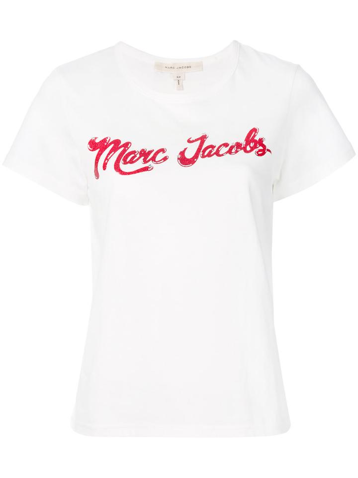 Marc Jacobs - Branded T-shirt - Women - Cotton - Xs, White, Cotton