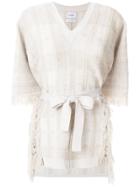 Barrie Knitted Tunic - White