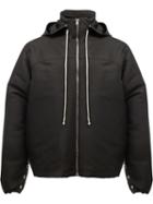 Rick Owens Hooded Windbreaker, Men's, Size: 50, Black, Cotton/polyester/cotton