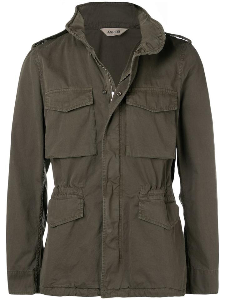 Aspesi Zipped Field Jacket - Green