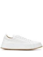 Jil Sander Two-toned Sneakers - White