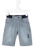 Boss Hugo Boss Striped Denim Shorts, Boy's, Size: 12 Yrs, Blue