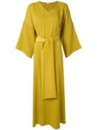 Layeur Wide Sleeve Maxi Dress - Yellow