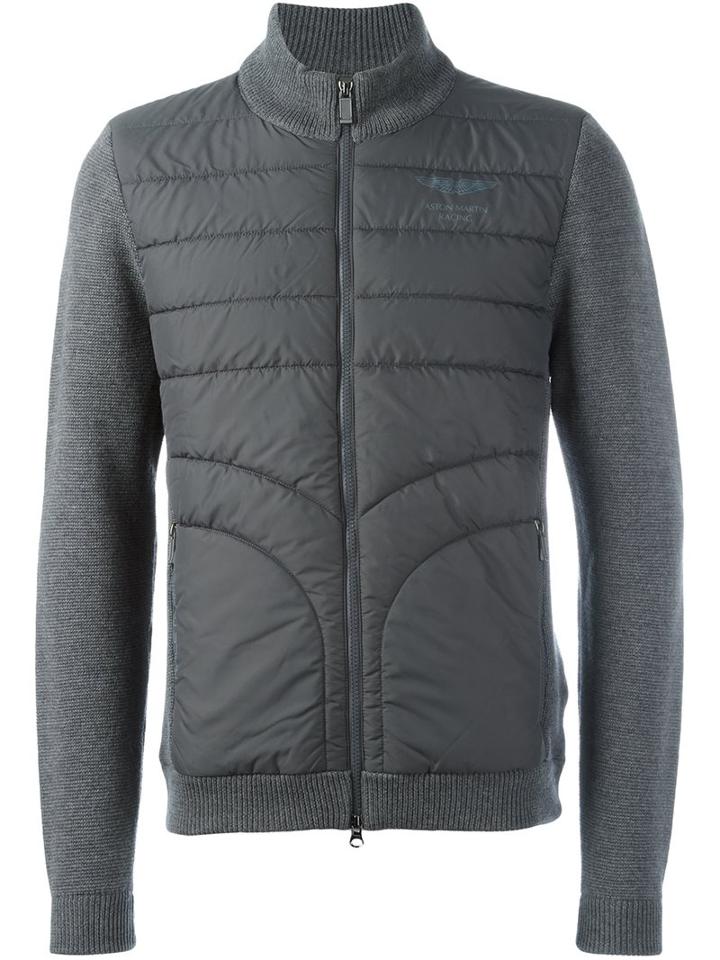 Hackett Knitted Sleeve Padded Jacket