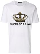 Dolce & Gabbana Crown Logo Print T-shirt - White