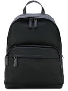 Prada Nylon Logo Backpack - Black