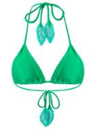 Martha Medeiros Triangle Bikini Top - Green