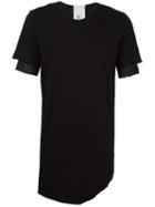 Lost & Found Rooms Layered T-shirt, Men's, Size: Small, Black, Cotton