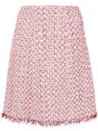 Giambattista Valli Tweed Skirt - Pink