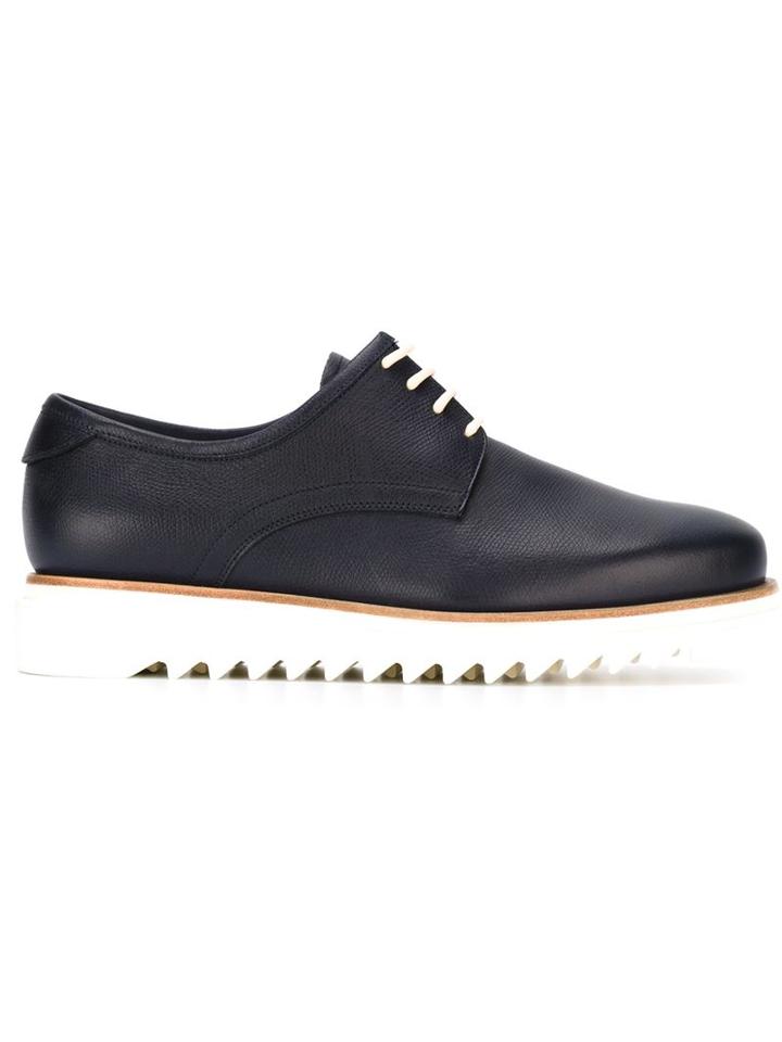 Salvatore Ferragamo Ridged Sole Derby Shoes