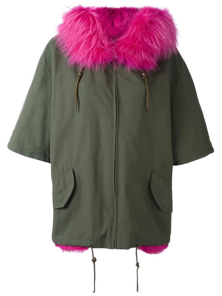 Furs66 Fur-trimmed Mini Parka Coat