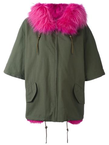 Furs66 Fur-trimmed Mini Parka Coat