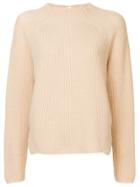 Forte Forte Cashmere Rib Knit Sweater - Pink & Purple