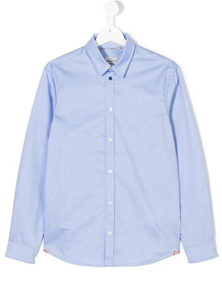 Paul Smith Junior Classic Fit Shirt - Blue