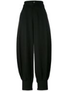 Chloé - Harem Trousers - Women - Cotton/wool - 38, Black, Cotton/wool