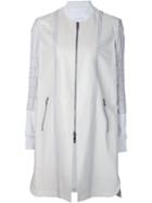 Callens Panelled Zip Coat