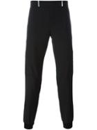 Les Hommes Cuffed Trousers, Men's, Size: 52, Black, Cotton/spandex/elastane/wool