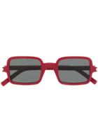 Saint Laurent Eyewear 332 Sunglasses - Red