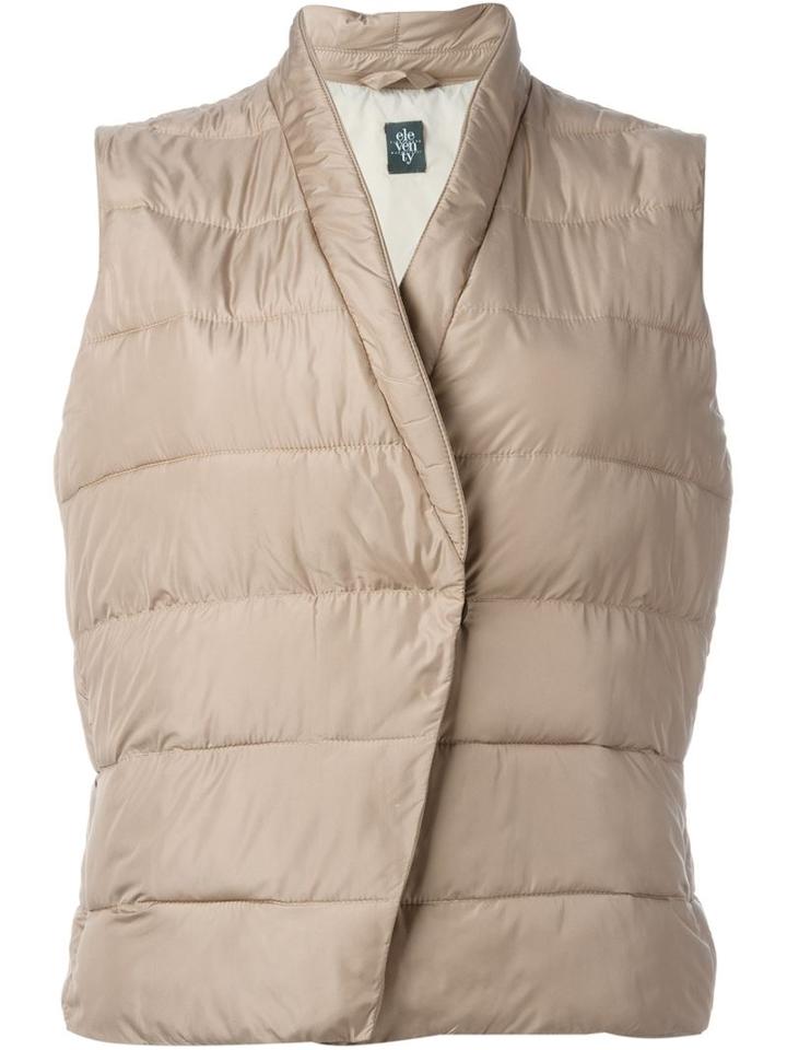 Eleventy Short Sleeve Zipped Jacket