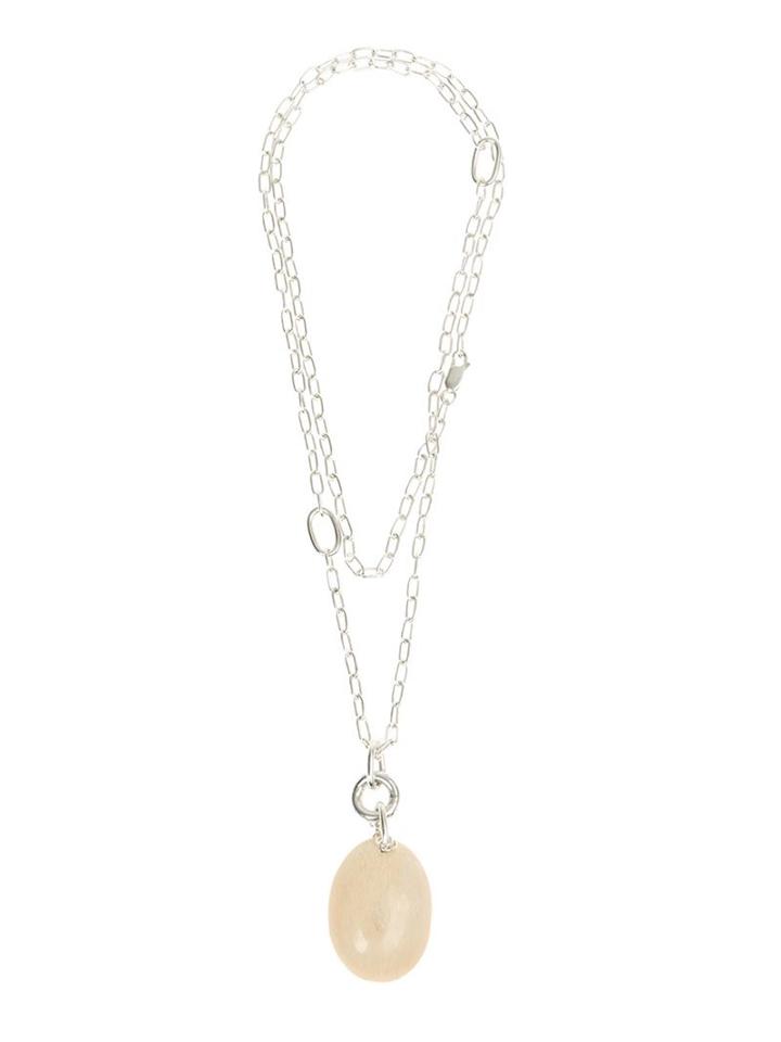 Henson Mammoth Bone Pendant Necklace, Adult Unisex, Nude/neutrals