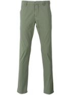 Dondup Chino Trousers, Men's, Size: 36, Green, Cotton/spandex/elastane