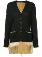 Uma Wang Panelled Cardigan - Brown