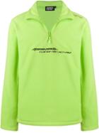 Andrea Crews Fleece Logo Sweatshirt - Green