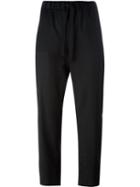 Erika Cavallini 'semicouture Buddy' Trousers, Women's, Size: 38, Black, Polyester/spandex/elastane/rayon/virgin Wool