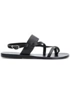 Ancient Greek Sandals Alethea Flat Sandals - Black