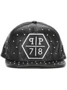 Philipp Plein Kids 'pp78' Quilted Cap, Boy's, Black