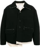 Camiel Fortgens Short Dress Asymmetric Jacket - Black