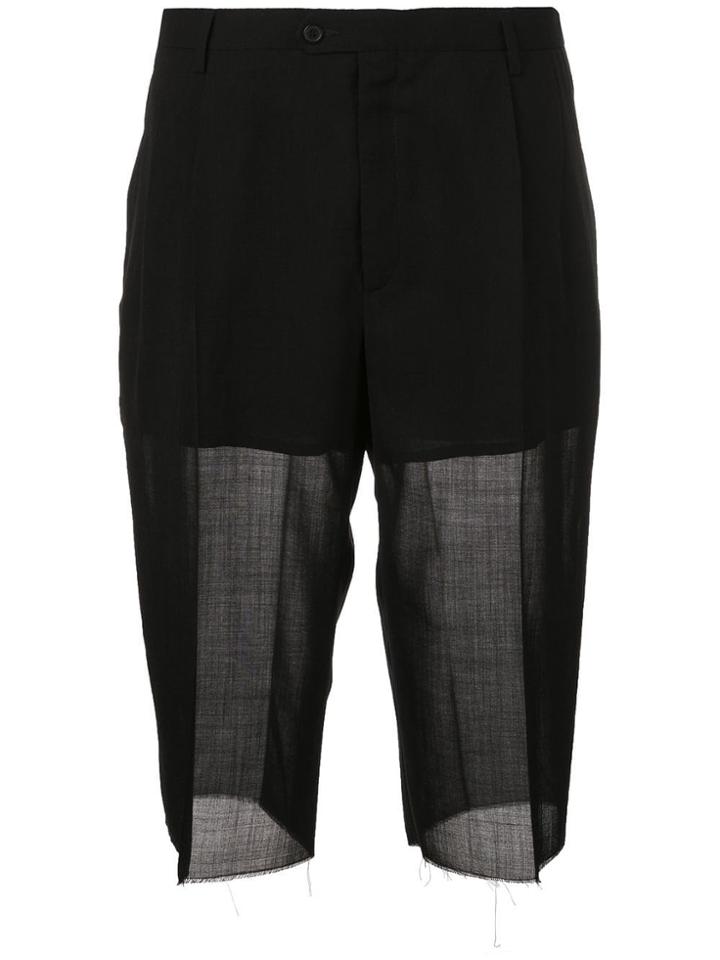 Maison Margiela Classic Cropped Chinos - Black